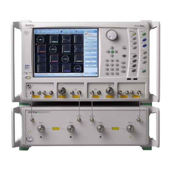 Anritsu VectorStar MN4690B Series Quick Start Manual