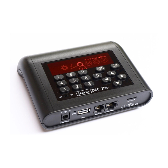 ASTRO DEVICES Nexus DSC Pro Manuals