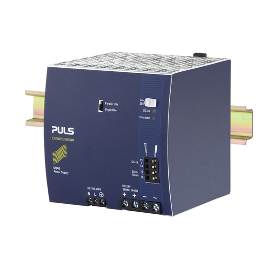Puls QS40.241 Installation Manual
