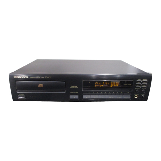 Pioneer PD-203 Service Manual