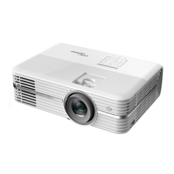 Optoma UHD380x User Manual