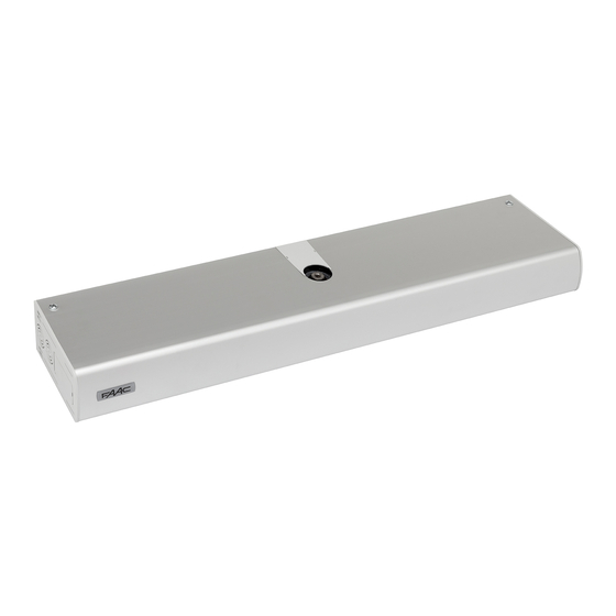 FAAC A952 Manual