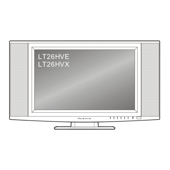Olevia LT26HVE User Manual
