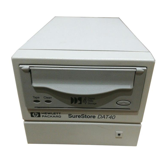HP C5687A - SureStore DAT 40i Tape Drive Installation Instructions Manual