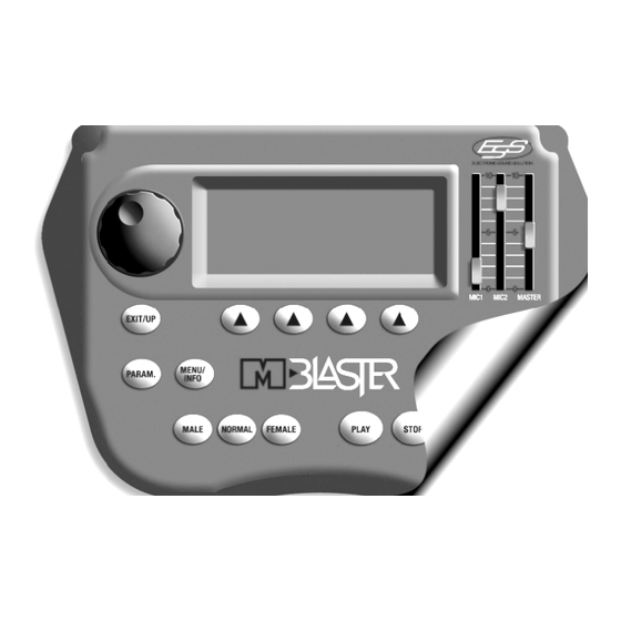 ESS M-BLASTER User Manual