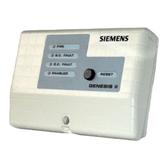 Siemens GENESIS II Installation Manual