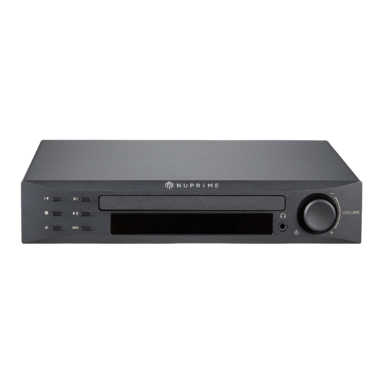 NuPrime CDP-9 Manual
