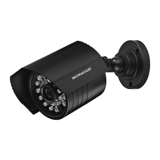 Monacor TVCCD-157SET Operating Instructions