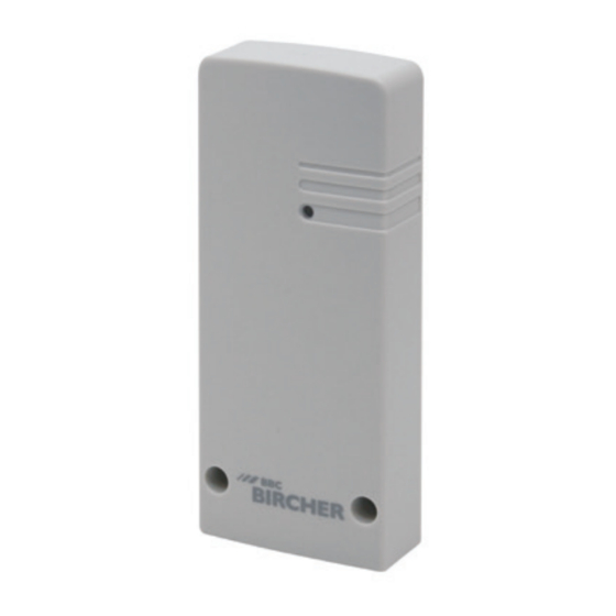 BBC Bircher XRF-R.1 Operating Instructions