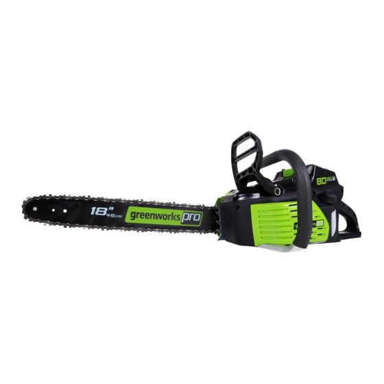 GreenWorks Pro 2019002CO Operator's Manual