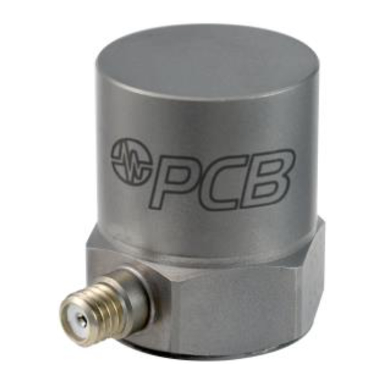 PCB Piezotronics ICP 353B33 Installation And Operating Manual
