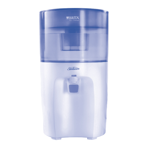 Sunbeam Brita WF6000 Instruction Booklet