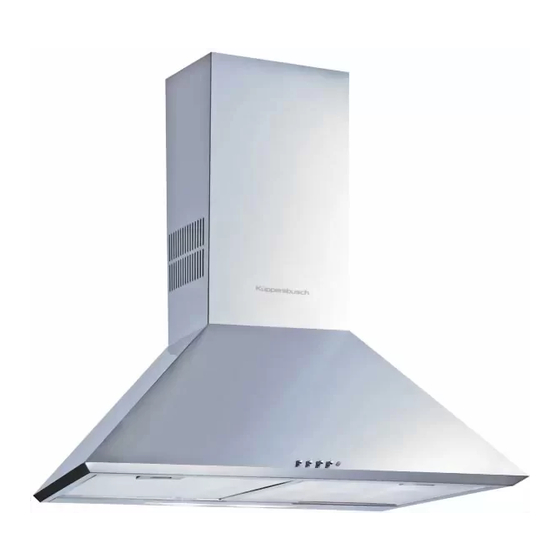Küppersbusch KD 646.1 E Instructions For Use And Installation