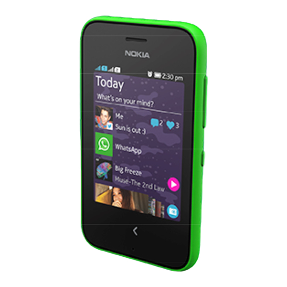 Nokia Asha 230 RM-986 Manuals