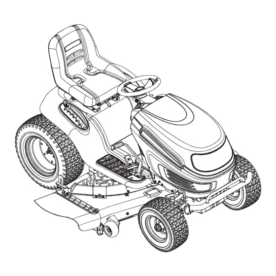 Columbia Hydrostatic Garden Tractor Operator's Manual