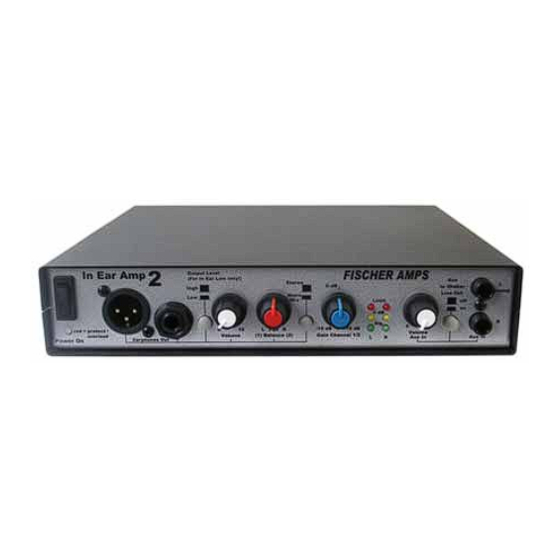 Fischer Amps In Ear Amp 2 Manual