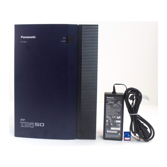 Panasonic KX-TDA50 Programming Manual