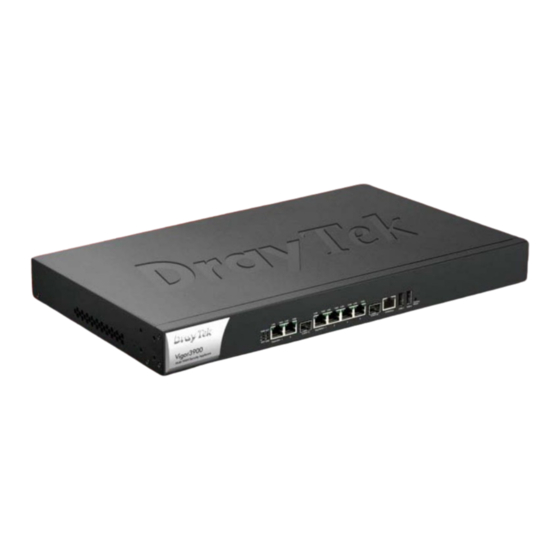Draytek vigor3900 Quick Start Manual