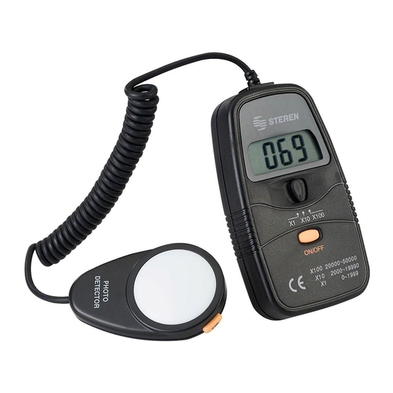 User Manuals: Steren HER-410 Digital Light Meter