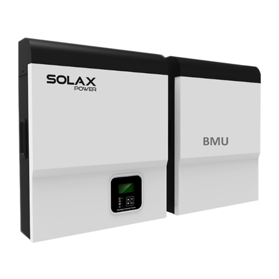 SolaX Power X-Hybrid SK-BMU Quick Installation Manual