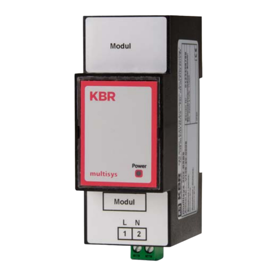 KBR multisys 3D2-BSBS Manuals