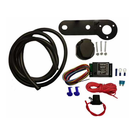 Volvo 13-pin Tow bar wiring Installation Instructions Manual