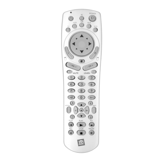 X10 Wireless MouseRemote UR86A Owner's Manual