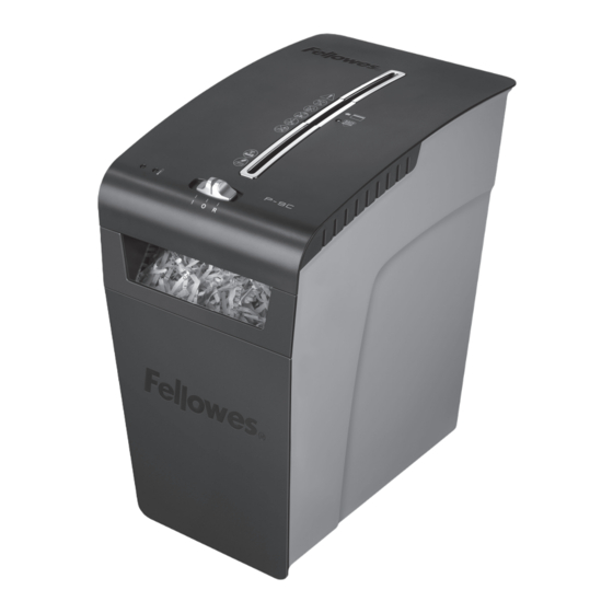 Fellowes P-9C Quick Start Manual