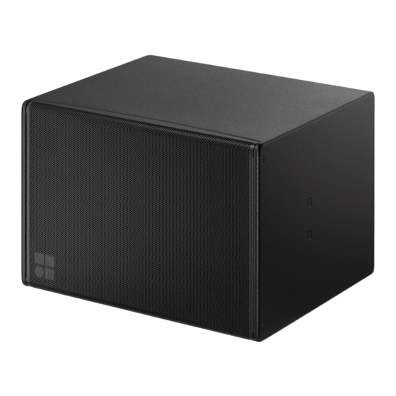 d&b audiotechnik 12S-SUB Manual Manual