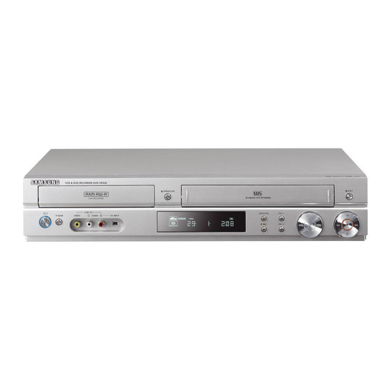 Samsung DVD-VR320/XEF Manuals