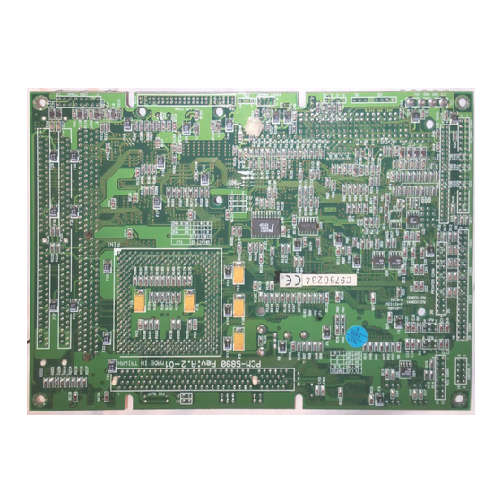 Aaeon PCM-5890 Manual