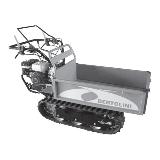 Bertolini BTR 450 Operators Instruction Book