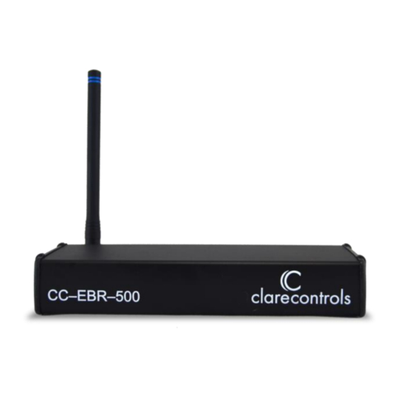 Clare Controls CC-EBR-500 Installation Sheet