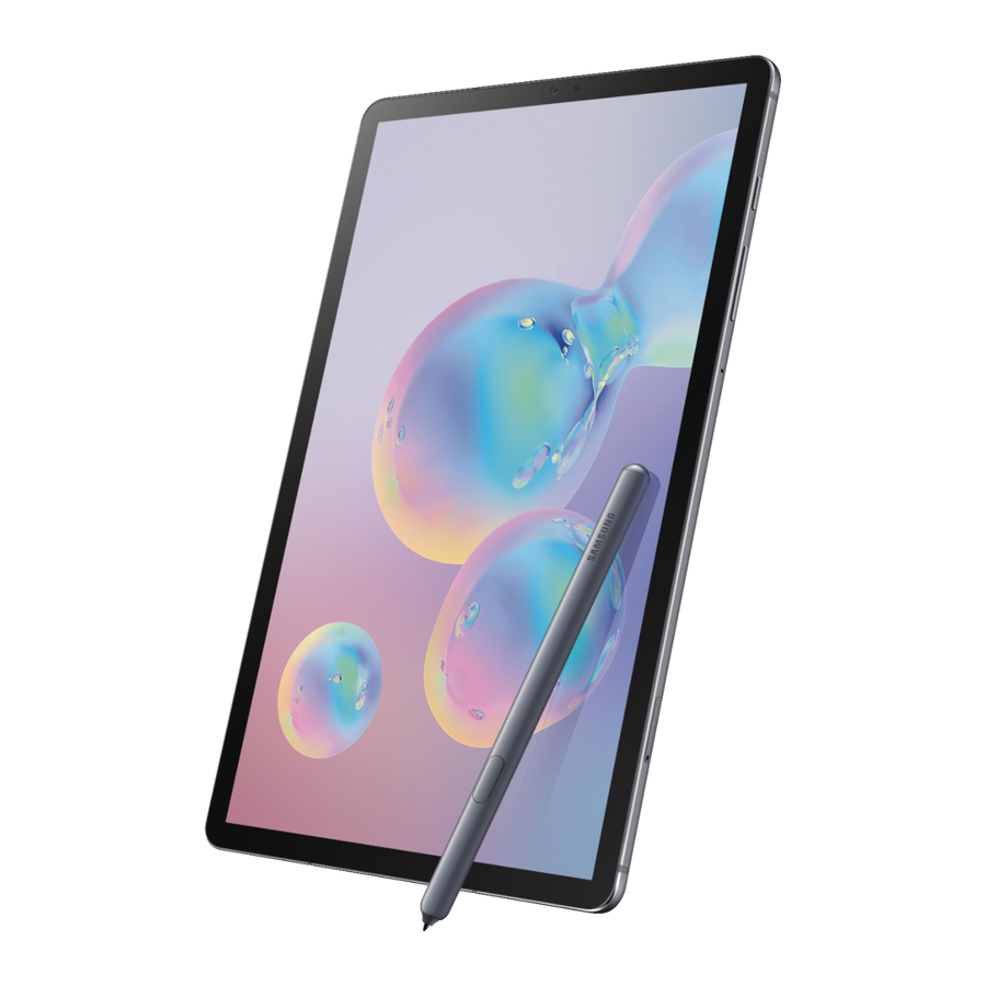 Samsung Galaxy Tab S6 Lite Quick Reference Manual