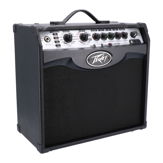Peavey Vypyr VIP Series Operating Manual