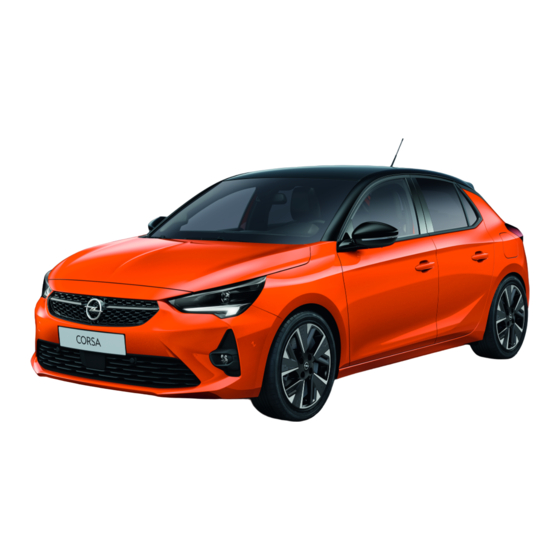 Opel CORSA 2021 Owner's Manual
