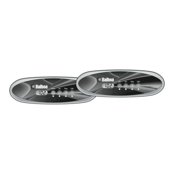 Balboa MVP260 Reference Card