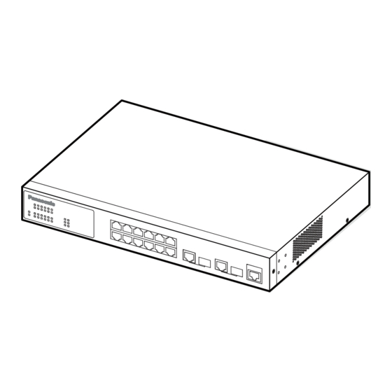 Panasonic Switch-M12PWR Manuals