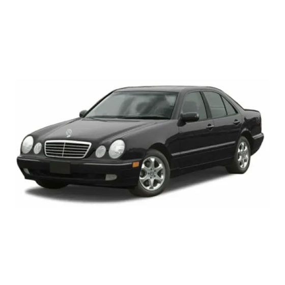 Mercedes-Benz 2000 E 320 Operator's Manual