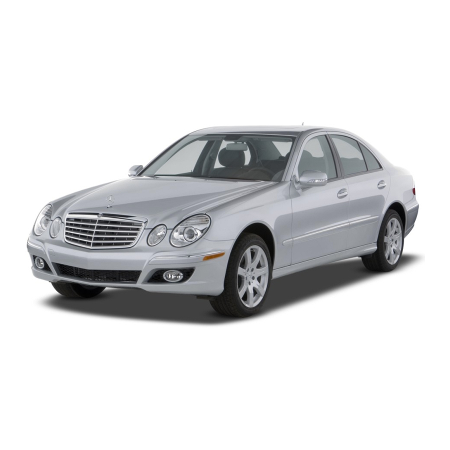 Mercedes-Benz 2000 E 320 Operator's Manual