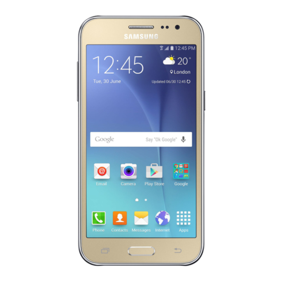 Samsung SM-J200F User Manual
