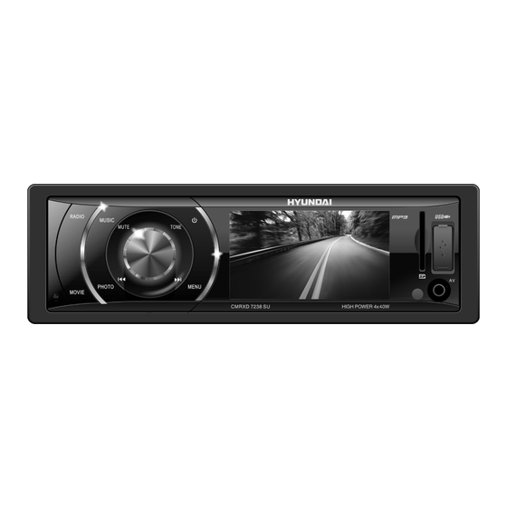 Hyundai CMRXD 7238 SU Instruction Manual