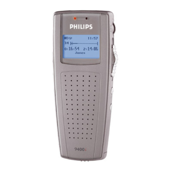 Philips 9400 Manuals