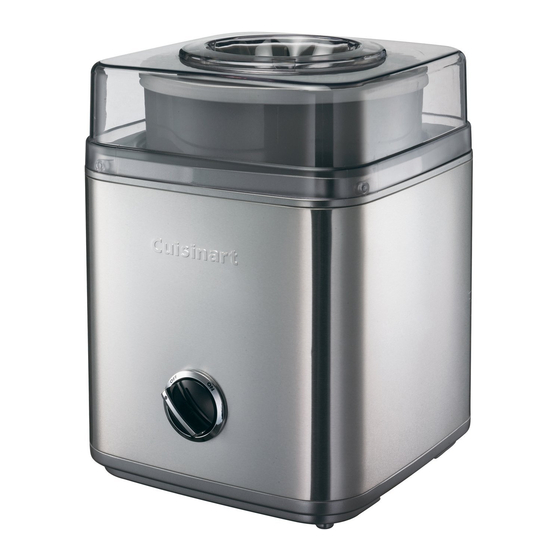 Cuisinart ICE30BCU Manual