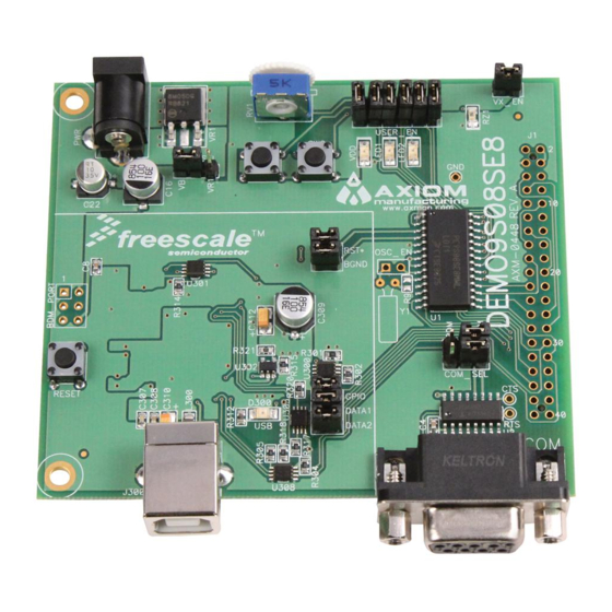 Axiom DEMO9S08SE8 Microcontroller Board Manuals