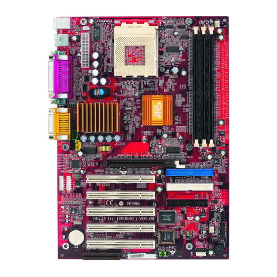 MSI 745 Ultra Manual