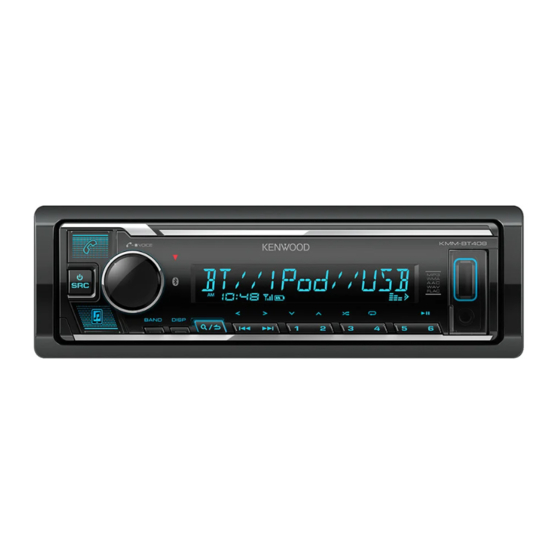 JVC KENWOOD KMM-BT408 Instruction Manual