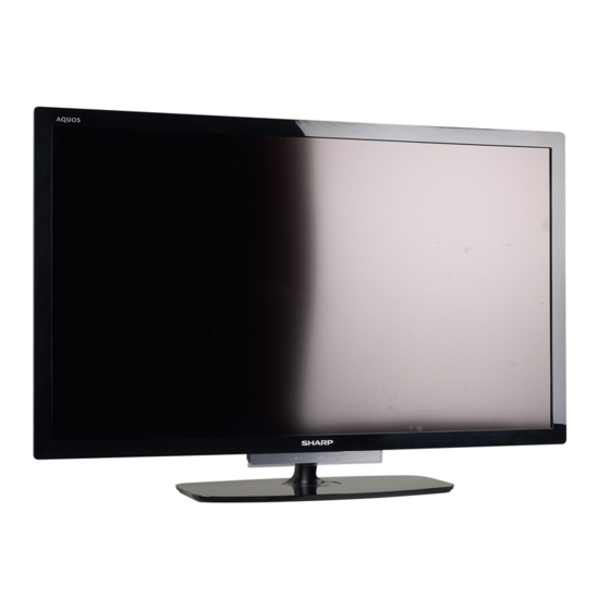 Sharp AQUOS LC-40LE632 Quick Start Manual