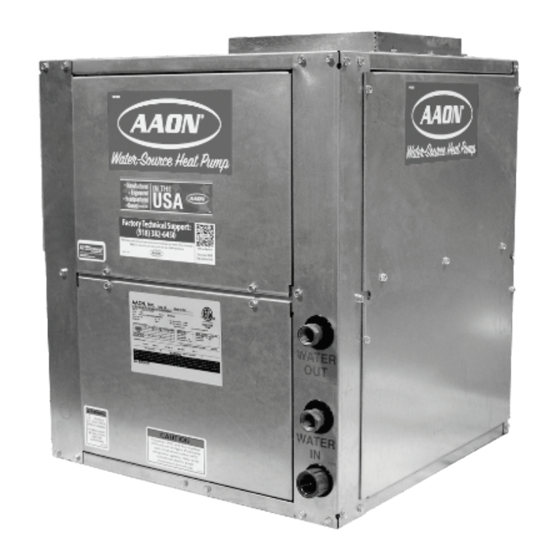 AAON ProFit WV Series Heat Pump Manuals