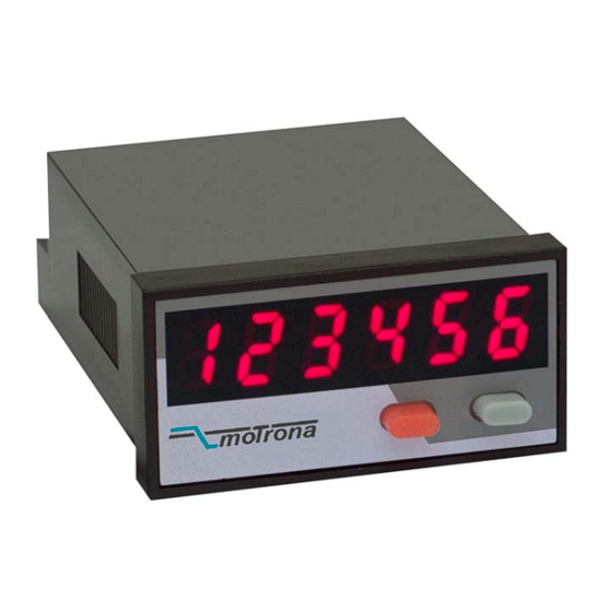 Genesis Automation moTrona DX020 Manuals